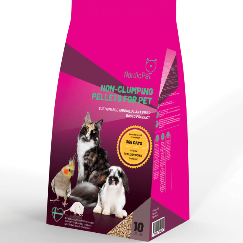 non-clumping pellets for pet